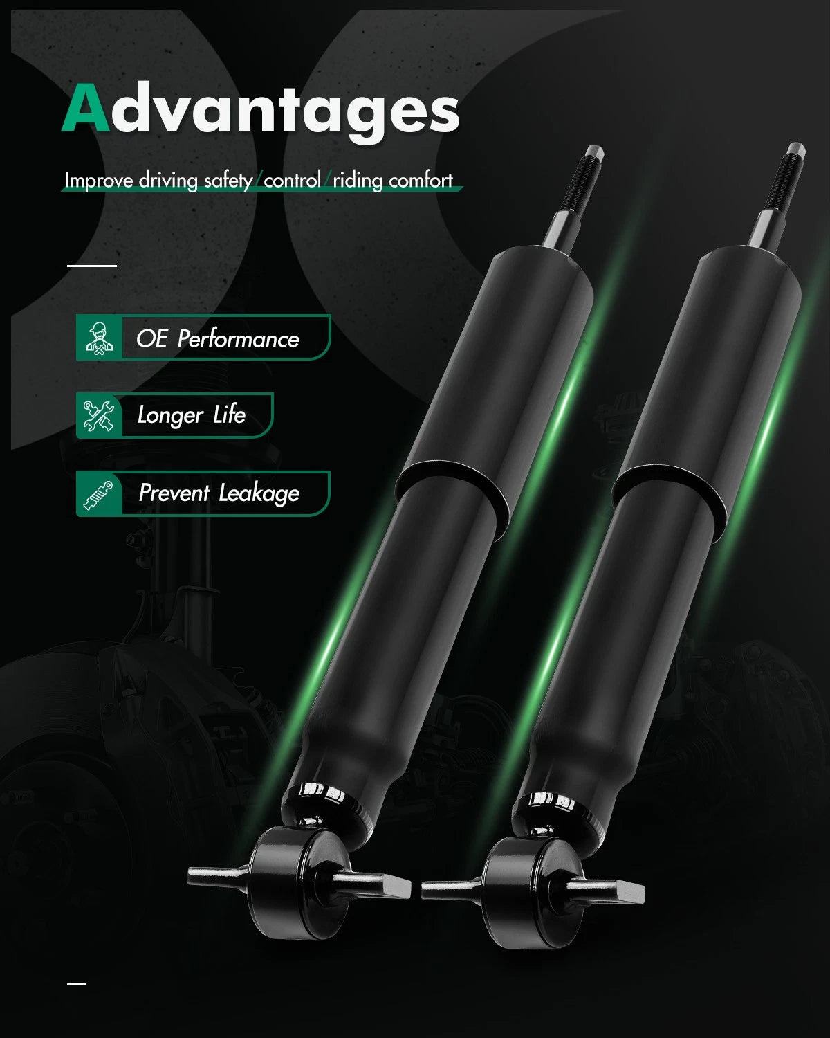 Front Shocks Struts for Ford Expedition F-150 Heritage F-250
