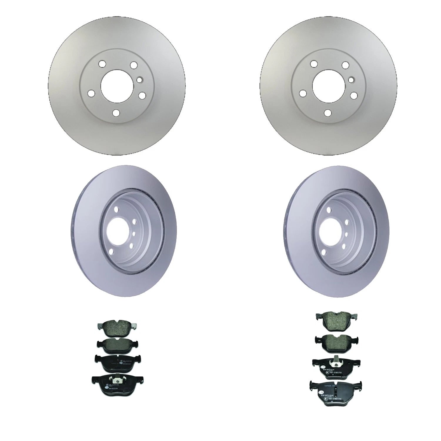 Hella Disc Brake Pad Kit & Rotors for BMW X5 E70 F15, X6 E71 F16 (2007–2019)