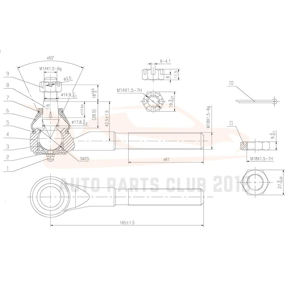 14pcs Control Arms Kit for Lincoln Navigator