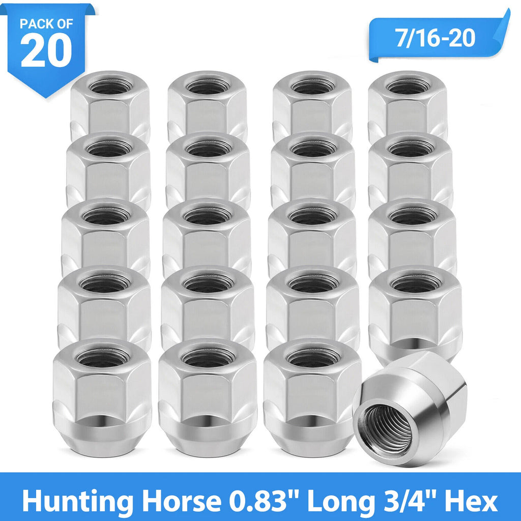 Chrome 7/16-20 Lug Nut 3/4" for Pontiac Cadillac Oldsmobile (1970–1970)