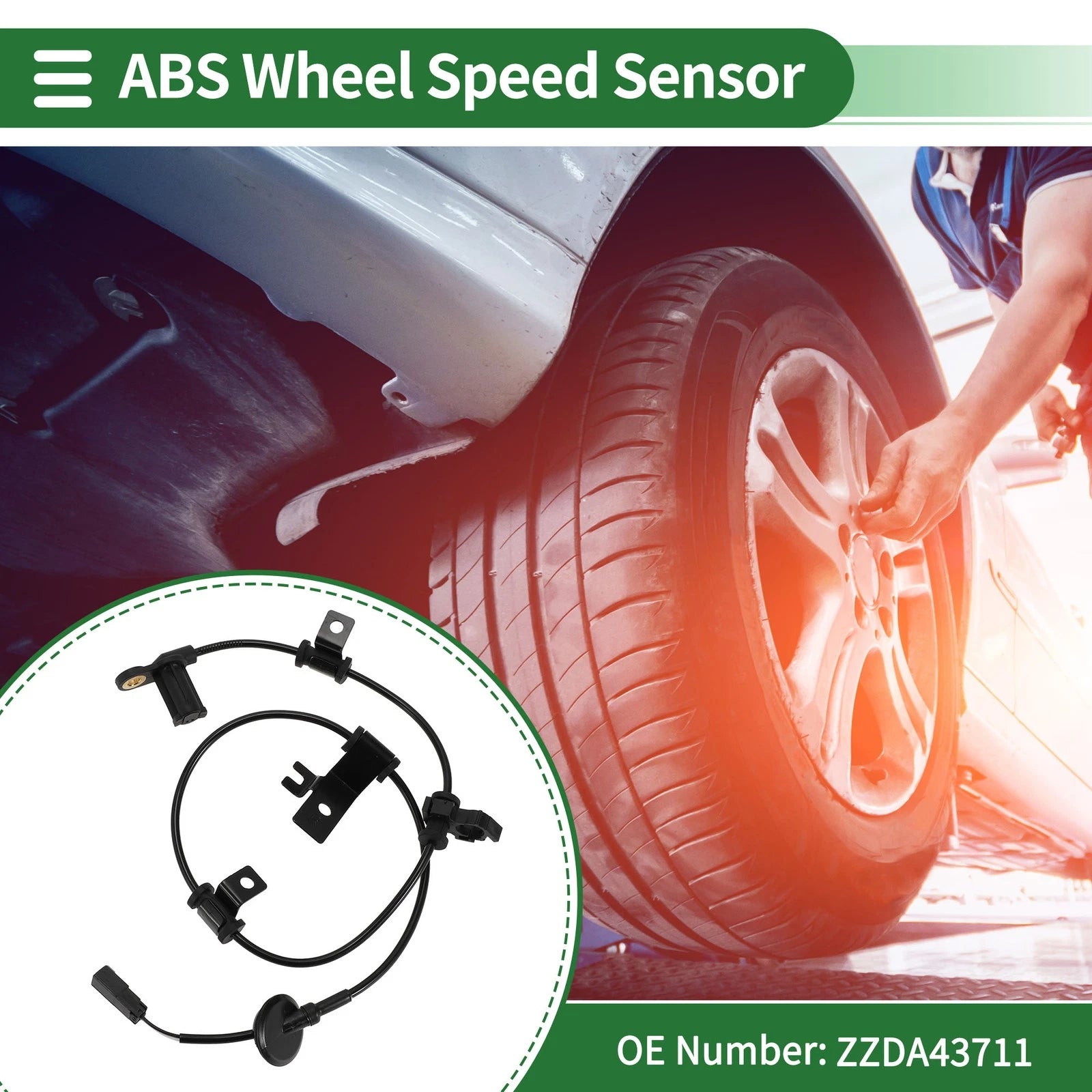 ABS Wheel Speed Sensor No.ZZDA43711 for Mazda Tribute (2009–2011)