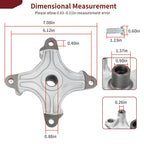 2 x Rear Wheel Hubs for Polaris Hawkeye 300 Sportsman 300