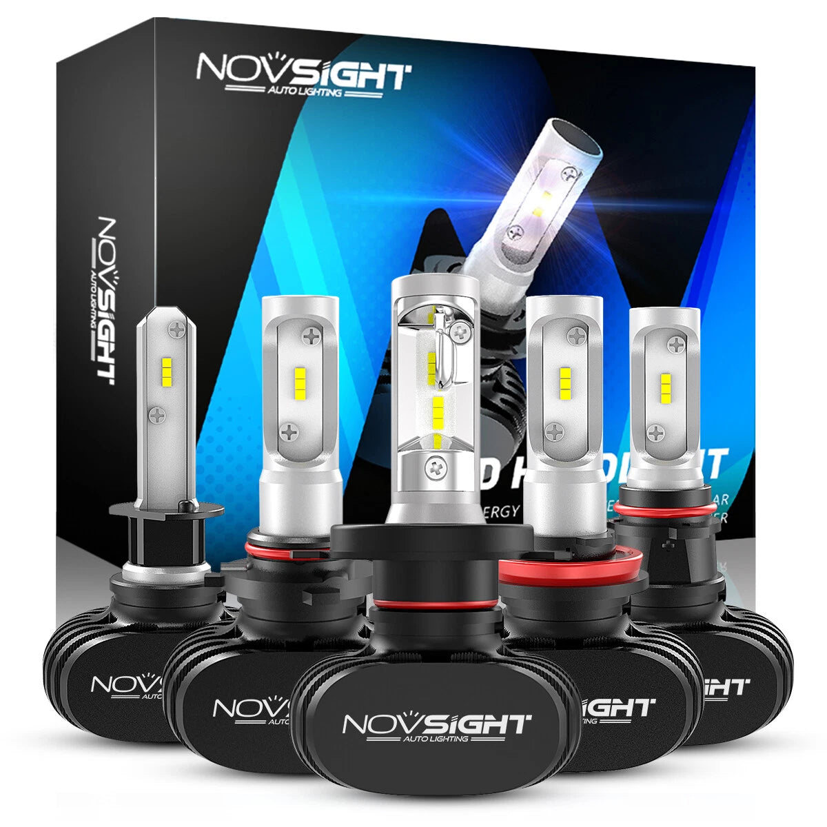 H4 H11 H8 H9 LED Headlight Conversion Lamp for NOVSIGHT (8000LM)