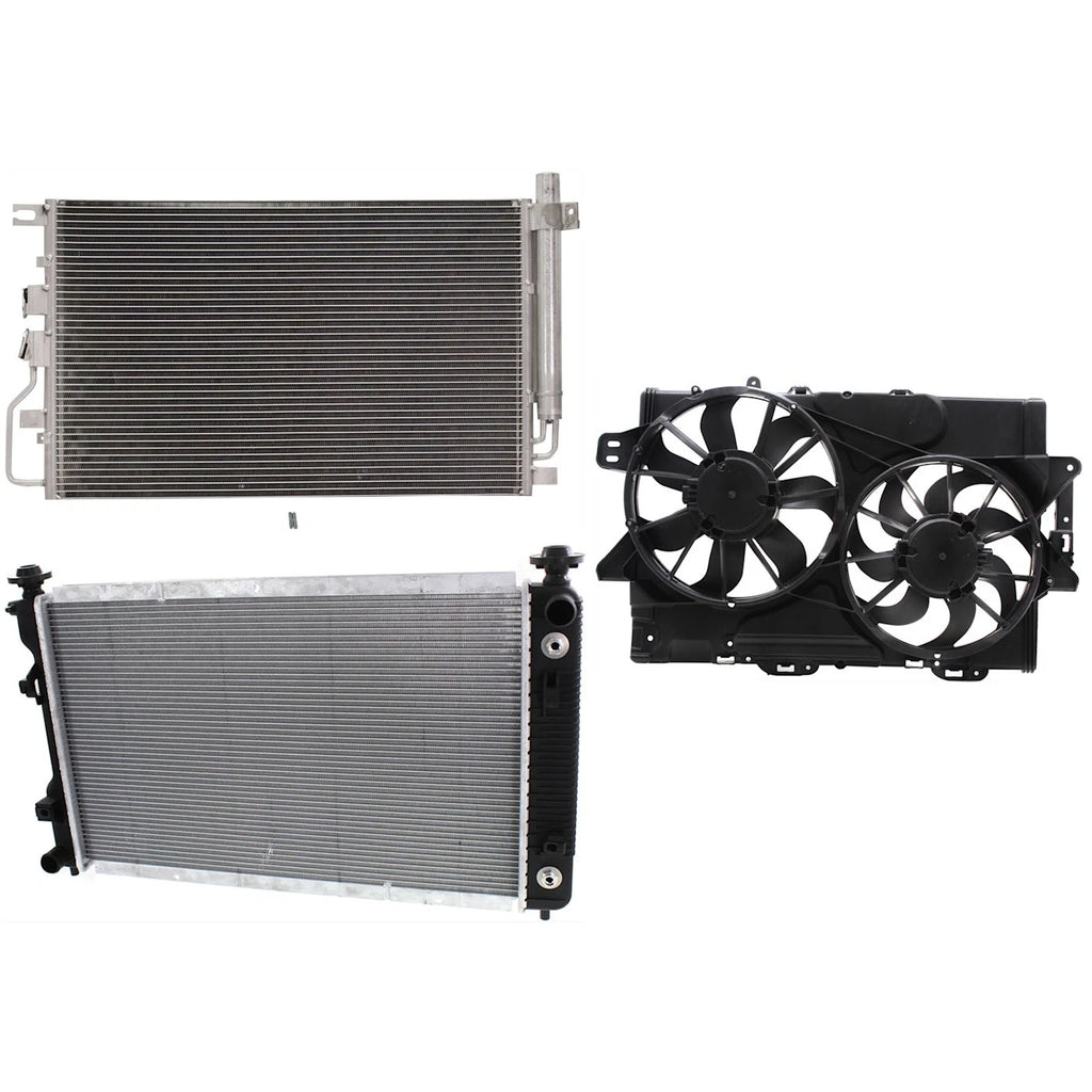A/C Condenser for Chevy GMC Terrain Equinox (2013–2017)