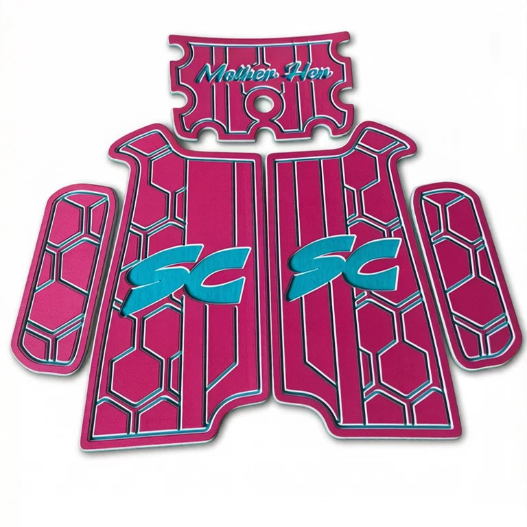 Custom Eva Foam Non-slip Traction Mats for Kawasaki SC (1991–1993)