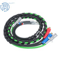 3X 12FT 3-in-1 Air Line Hose Assemblies for Semi Truck Tractor Trailer