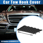 Tow Hook Eye Hole Cover Cap for Mercedes-Benz GL 350 (2010–2016) Black