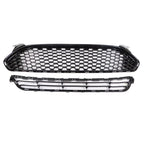 Front Bumper Grille for Ford Fusion (2013–2016) Black Plastic