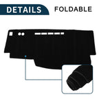 Dashboard Cover Mat for Nissan Serena C25 (2005–2010) Sun Protector Black
