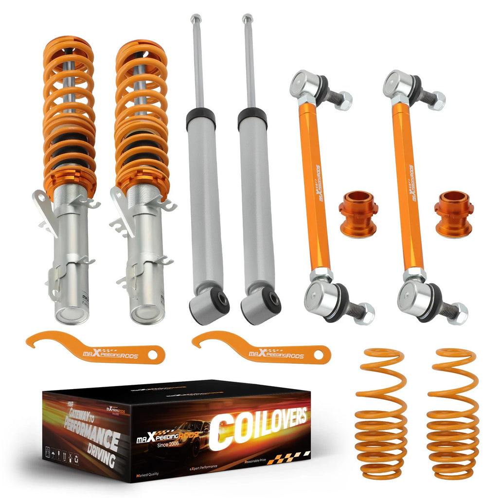 Adjustable Coilovers Lowering Kit for Audi TT Coupe A3 (1998–2006)