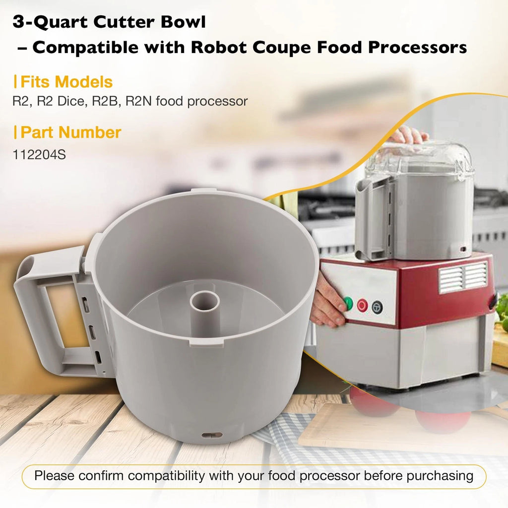 Cutter Bowl for Robot Coupe R2 R2B Food Processor (112204S)