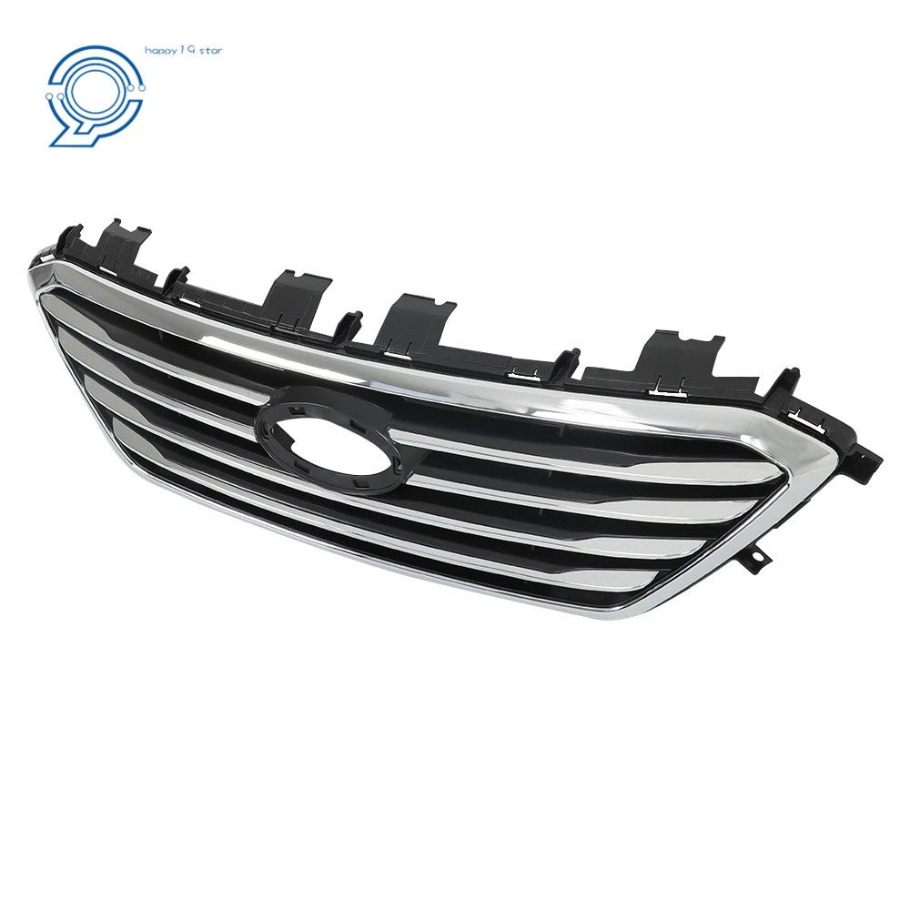 Front Bumper Upper Grille for Hyundai Sonata (2015-2017) Chrome