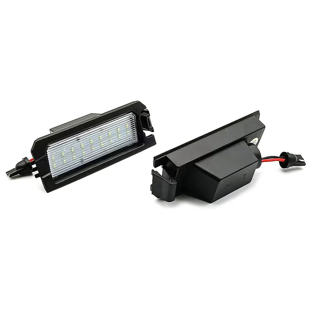 White LED Rear License Plate Light for Hyundai Kia Rio (2012-2017)