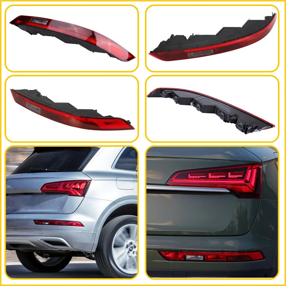 Lower Tail Stop Lamp for Audi Q5 (2018–2021) Passenger Side Rear Bumper Light