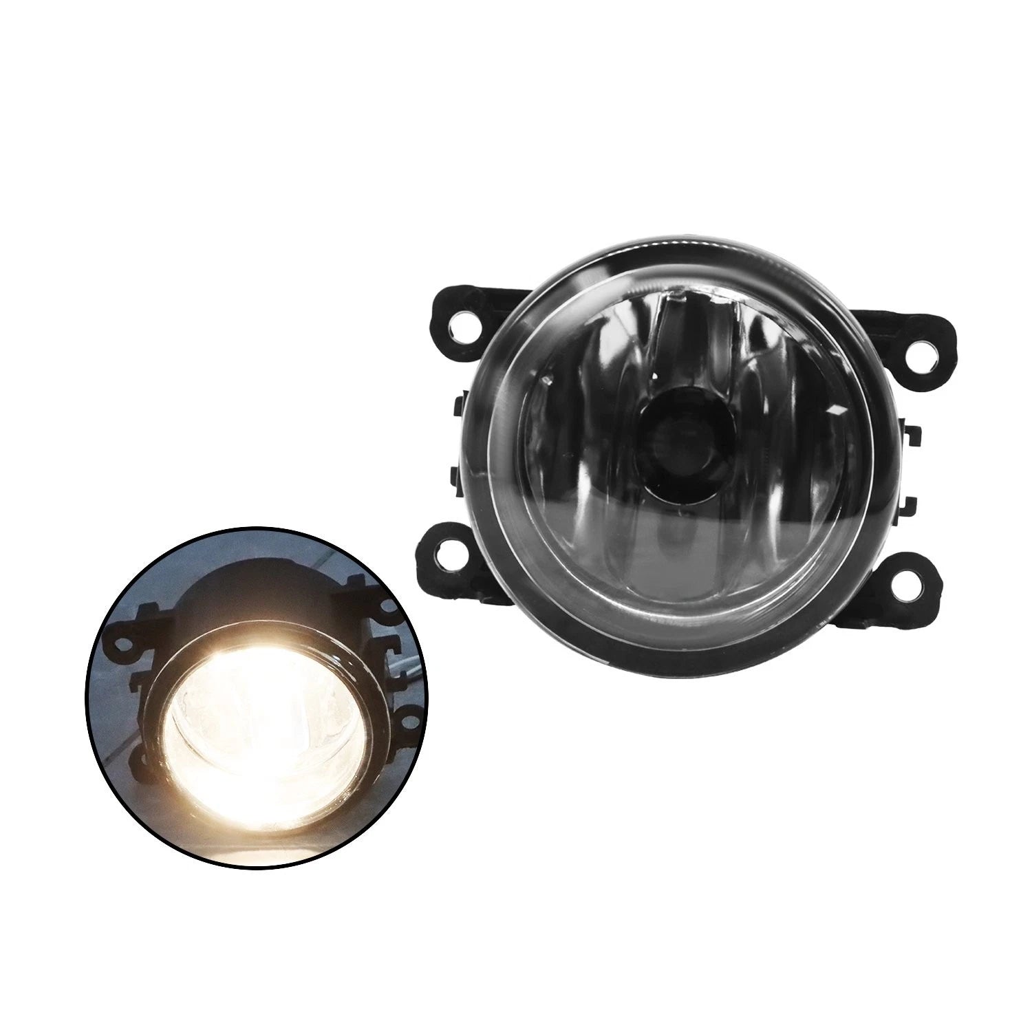 Front Bumper Fog Light Lamp with Cover Wire Kit for Mitsubishi Outlander (2016–2018)