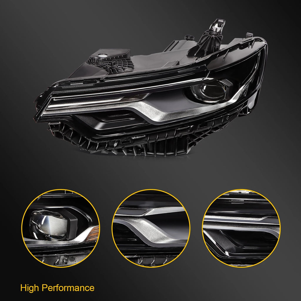 Full LED Left Driver Side Headlight for Cadillac XT6 (2020–2023)