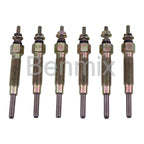 Set of 6 Glow Plugs 11065-10T01 for Nissan Patrol GR Y60 (1987–1997)