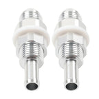 6AN Male Flare Bulkhead to 5/16" Hose Barb Fuel Tank Fittings