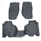 Set of 3 TPE Rubber All Weather Floor Mats for Jeep Liberty (2008–2012)