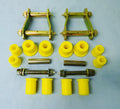 Rear Greasable Shackles & Pins Plus Poly Bush Kit for Hilux RZN174 (1997-2002)