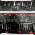 Waterproof Fishing Ruler 110cm Dual Units for Shore and Boat