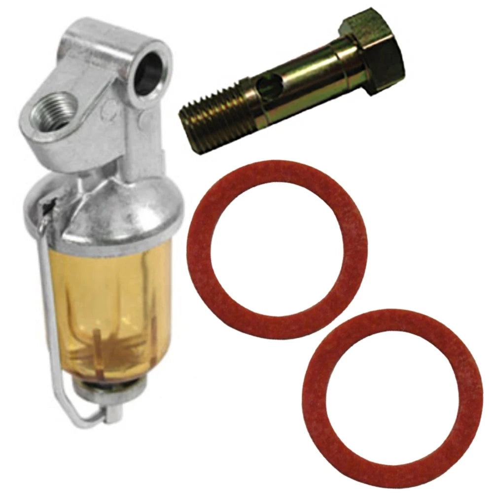 Sediment Bowl Assembly w/ Bolt & Seals for Ford New Holland 1801-1821