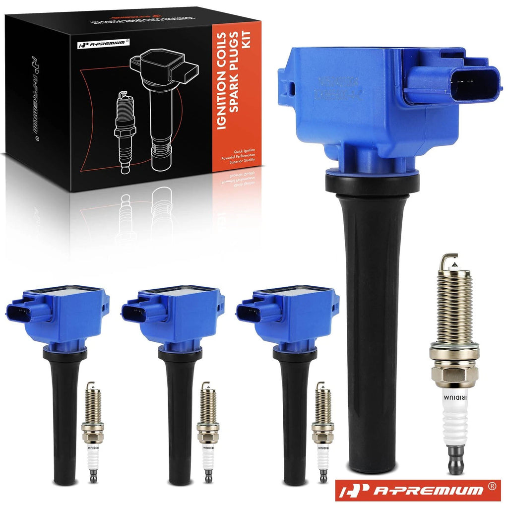 4x Ignition Coil & 4x Iridium Spark Plug Kits for Mazda CX-5 3 2013-2020