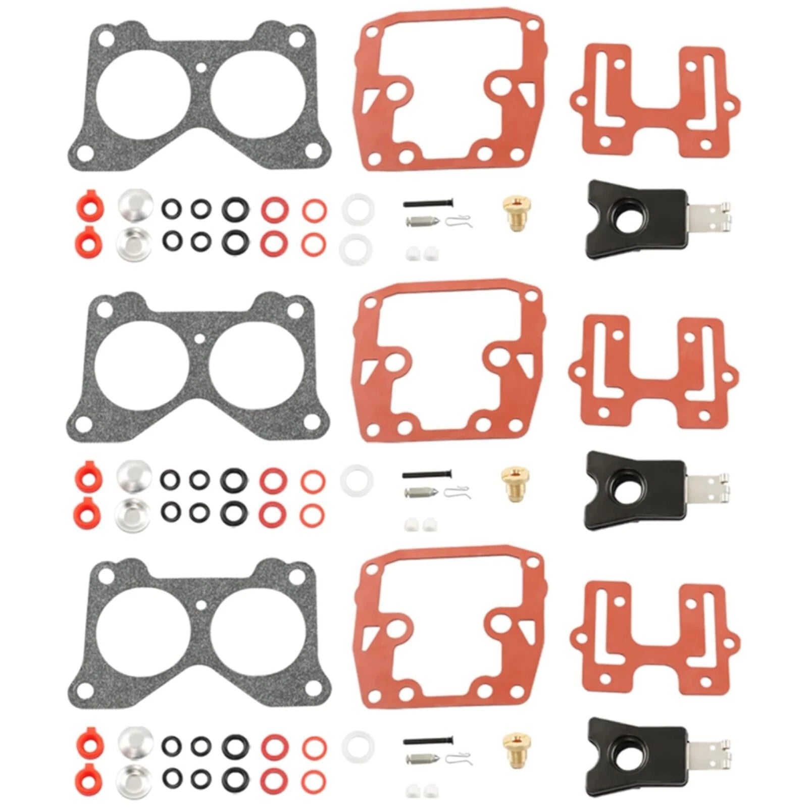 3Pcs Carburetor Kit for Johnson/Evinrude Outboard (434888, 435443, 0439076)
