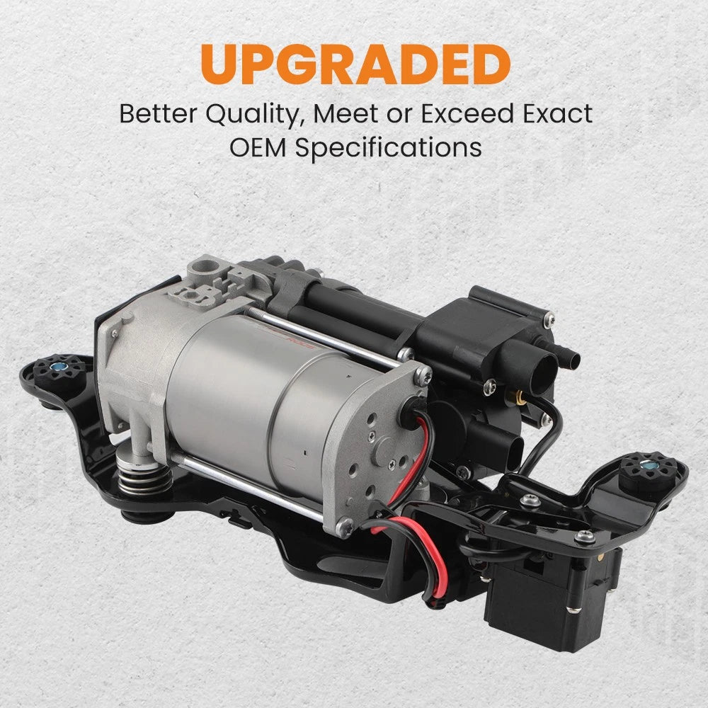 Air Suspension Pump with Valve Block & Bracket for BMW X5 (2014-2018)