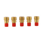 5pcs Collet Bodies for TIG Torch Series 92025 with Gas Lens