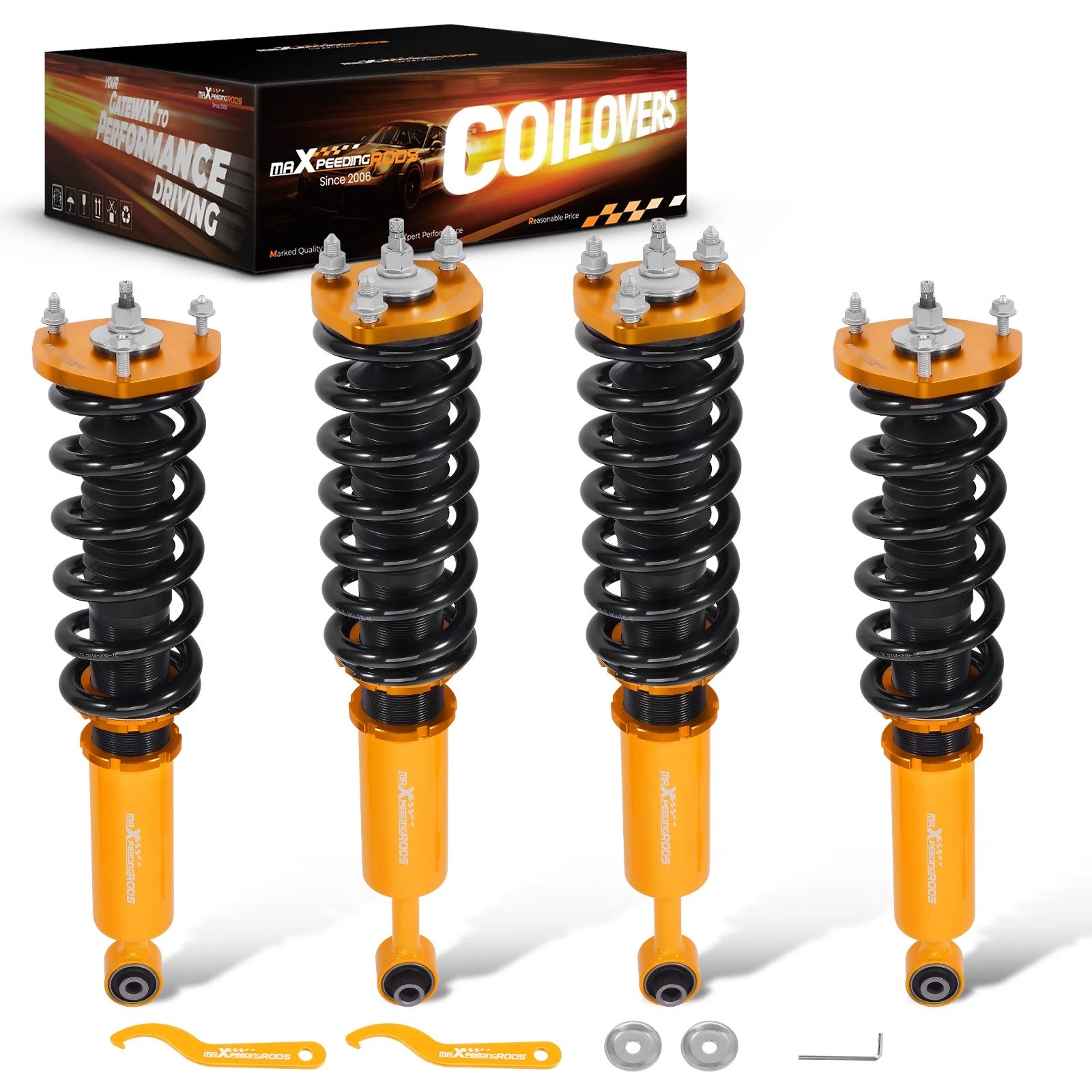 24-Way Adjustable Coilovers for Lexus IS300 (1999-2005)