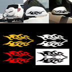 Flame Sticker for Motorcycle (Multi-color, Waterproof)