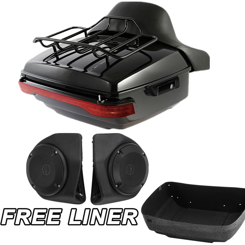 Trunk Pad Light Speakers for Harley Electra Glide (2014–2025)