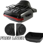Trunk Pad Light Speakers for Harley Electra Glide (2014–2025)