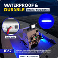 4" RGBW LED Boat Interior Lights for Five Oceans (IP67 Waterproof, 12V)