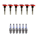 Set of 6 Denso Ignition Coils for (Double Platinum, Gap 0.032)