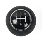 5-Speed Gear Shift Knob Kit for Manual Cars (Black Leather)