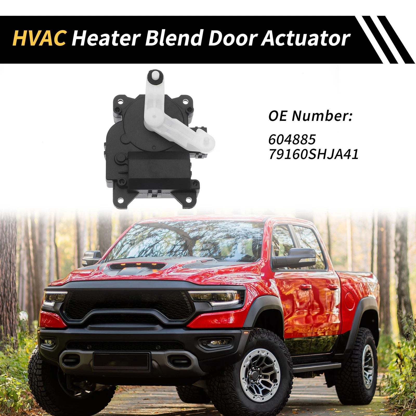 HVAC Air Door Actuator Heater Blend for Honda Odyssey EX (2005–2010) No.604885
