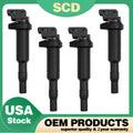 Set of 4 Ignition Coils & 4 Spark Plugs for BMW 328i 535i 550i 750i X5 X6 (2007–2016) UF592