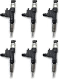 6X Fuel Injector 23670-E0080 23670-E0081 for Hino S04C