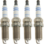 Set of 4 Bosch 9622 Double Iridium Spark Plugs for Hyundai Kia Nissan