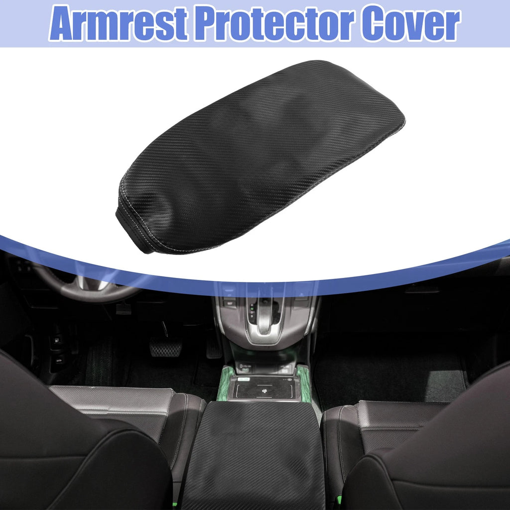 Center Console Armrest Cover for Toyota RAV4 (2019–2023) Carbon Fiber