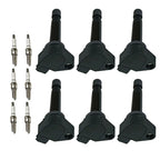 6X Ignition Coils & Iridium Spark Plugs for Honda Odyssey Accord (2000–2023)