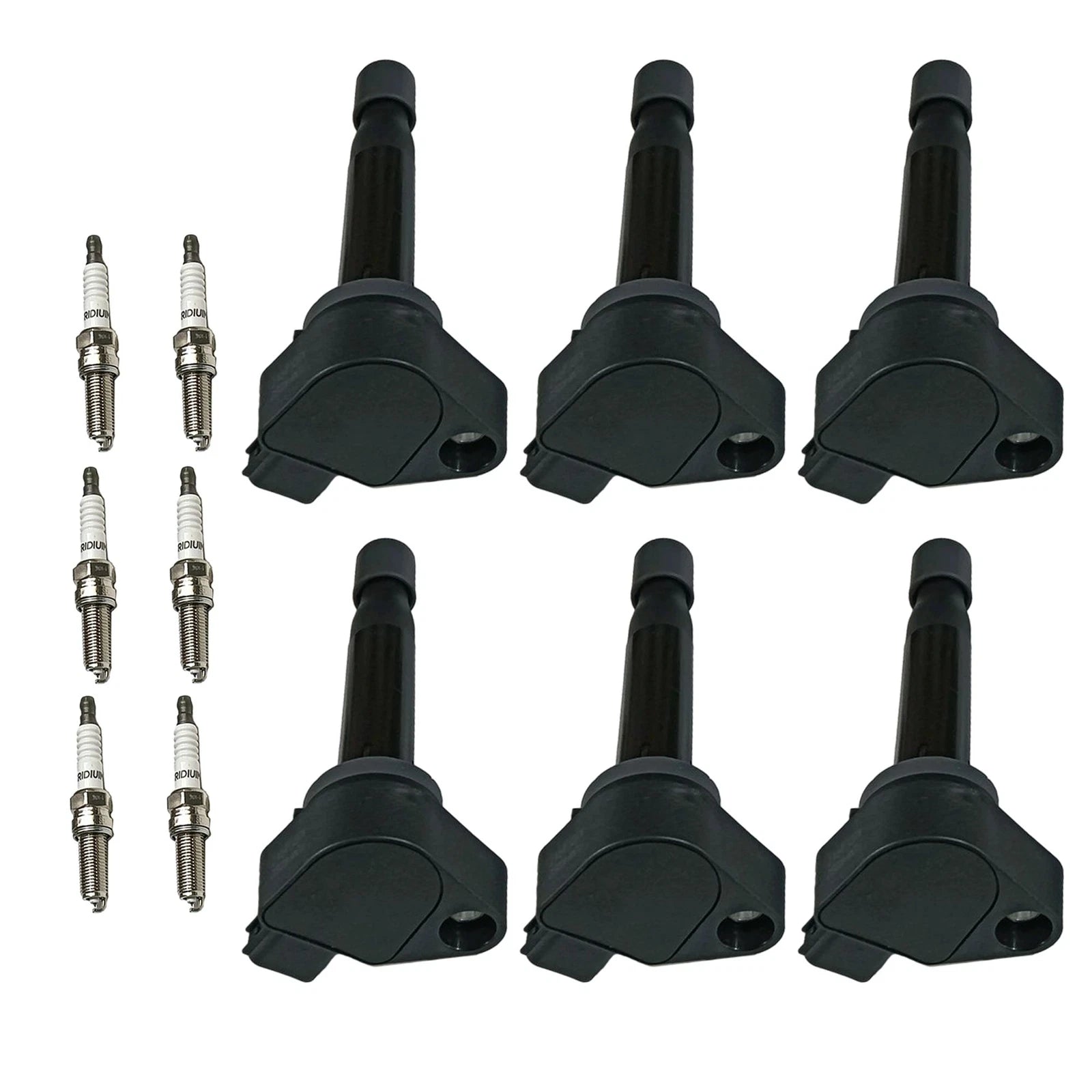 6X Ignition Coils & Iridium Spark Plugs for Honda Odyssey Accord (2000–2023)