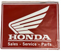 Tin Sign for Honda Motorcycles (Vintage Retro Style)