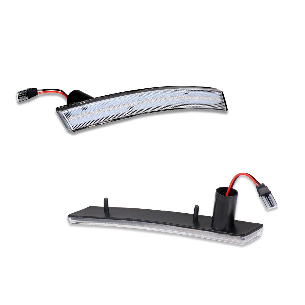 2X Clear LED Rear Side Marker Lights for Mini Cooper R50 R52 R53 (2002–2008)