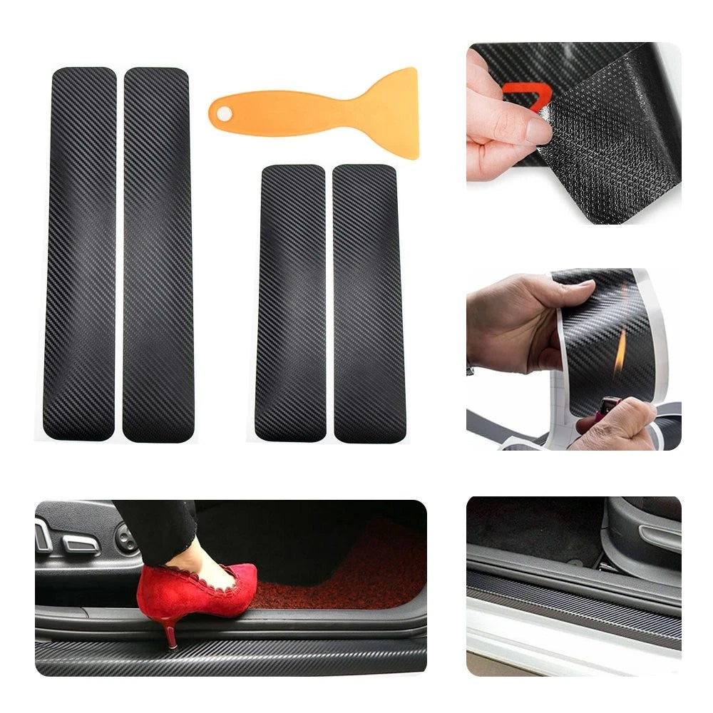 Carbon Fiber Door Sill Scuff Plate Protector for EXV (2021)