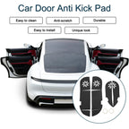 Car Door Anti Kick Pad Sticker Protector for Lexus RX (2009-2014) Black 1 Set