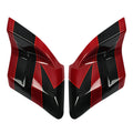 Stretched Side Cover for Harley Touring (2014–2023) - Starfire Black/Atomic Red