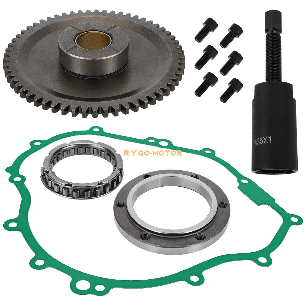 Starter Clutch Kit with Flywheel Puller & Gasket for Yamaha Bruin 350 (2004–2006)